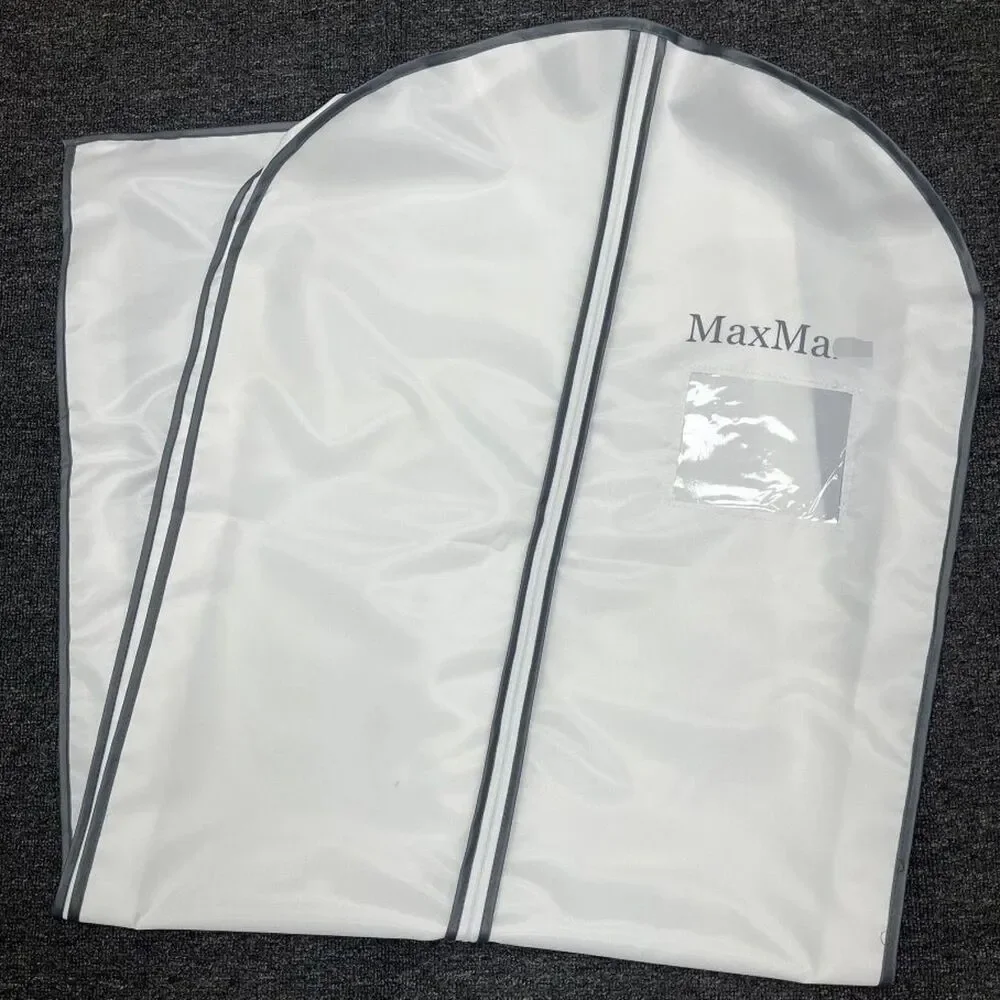 High-end branded garment dust cover bag for suits down jackets overcoats